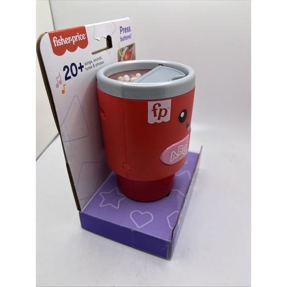 2 Pack Fisher-Price Laugh & Learn Wake Up & Learn Coffee Mug Brand New - Picture 4 of 9